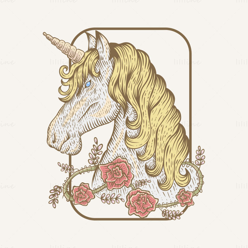 Licorne vecteur