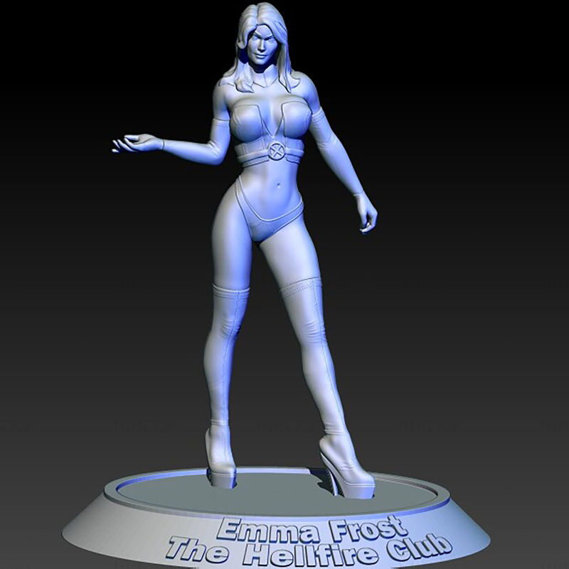 Model de imprimare 3D Emma Frost