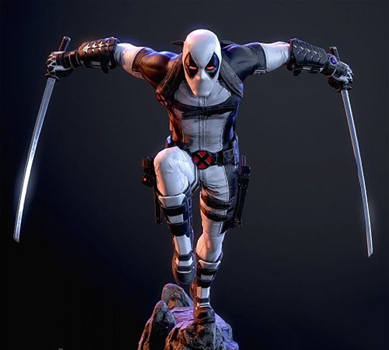 Deadpool X Force 3D Print Model