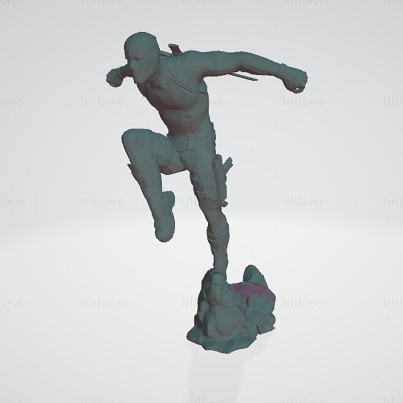 Deadpool X Force 3D Print Model