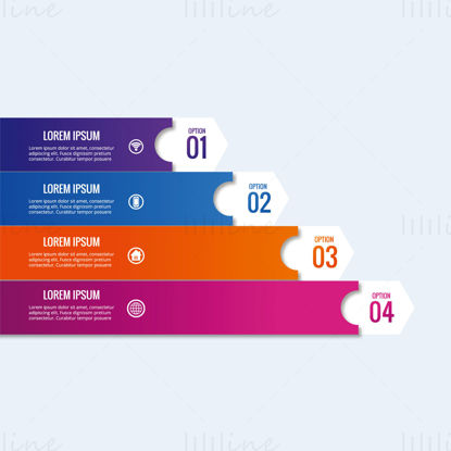 Banner strip title tag vector
