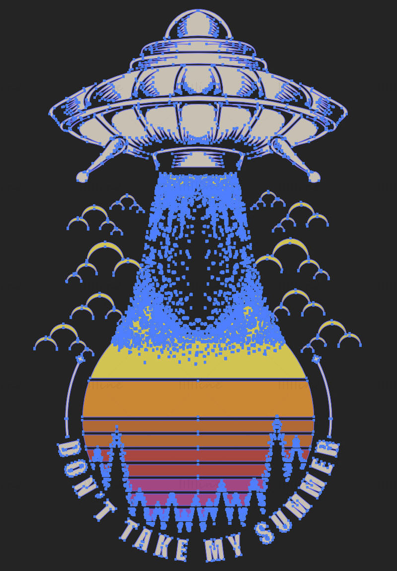 UFO vector illustration