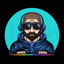 Man with headphones listening to music vector illustration