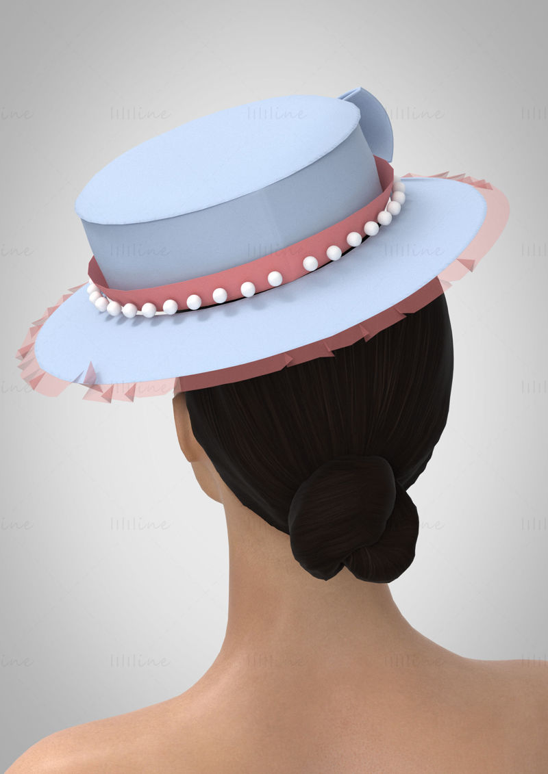 3д модел шешира