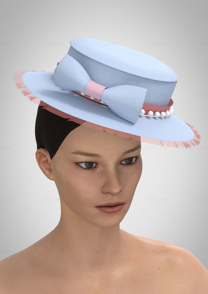 مدل کلاه سه بعدی