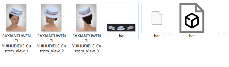 3D model klobouku