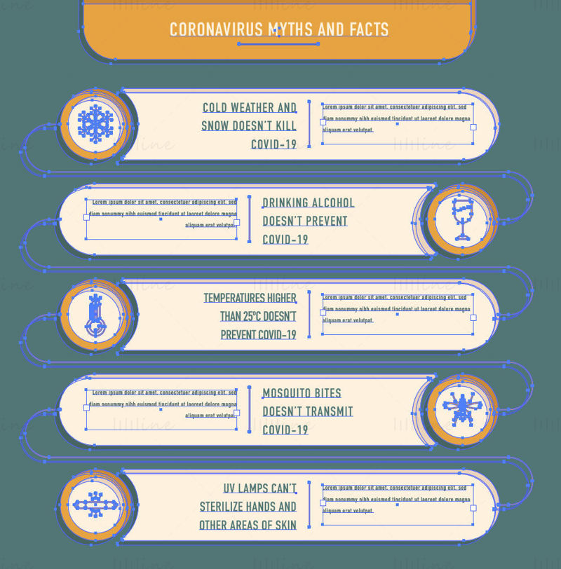 Вектор на плакат за COVID-19