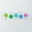 Infographics steps of placing order, vector