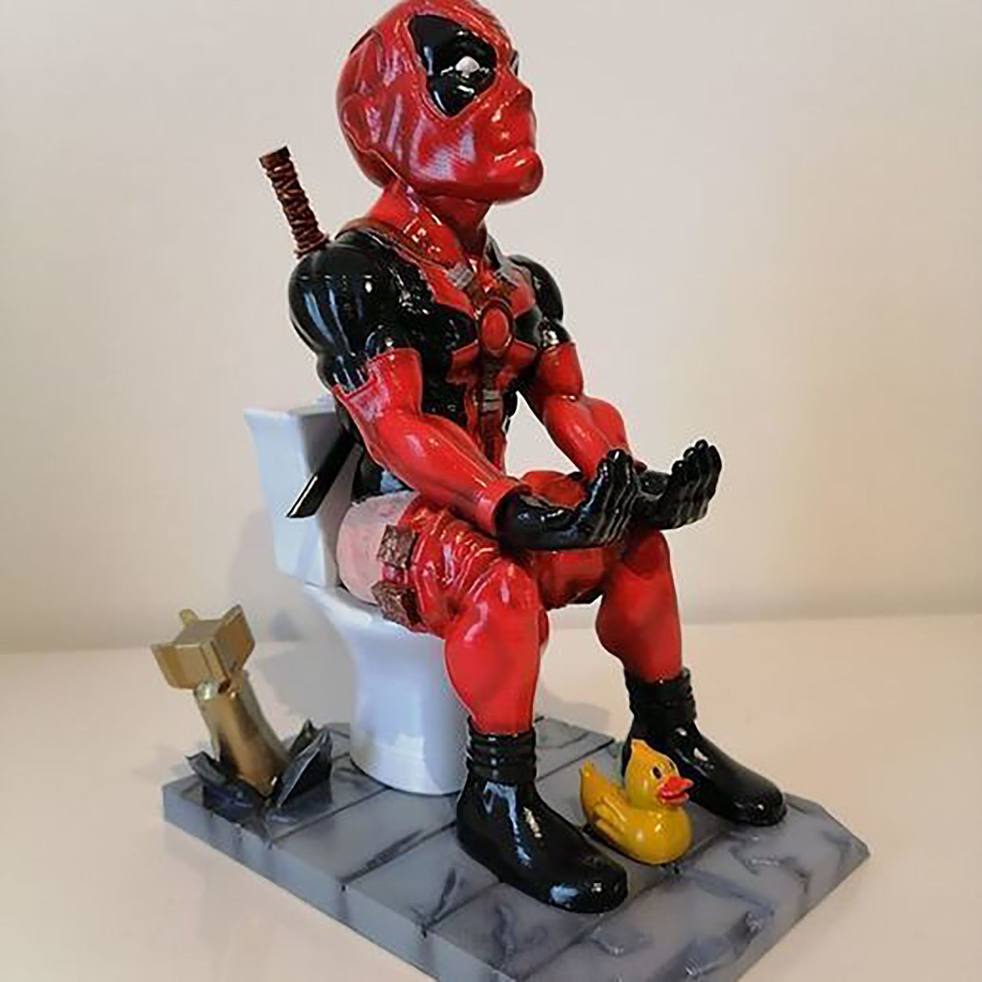 Deadpool Joystick Holder 3d Print Model