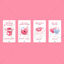 Valentine's day swipe up advertising vector template