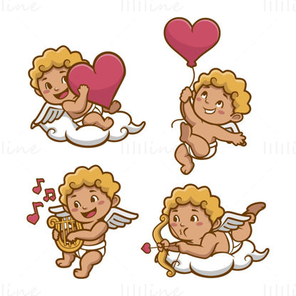 Cupid vector character