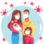 Coronavirus prevention wearing mask
