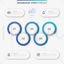 Vector infographic steps template