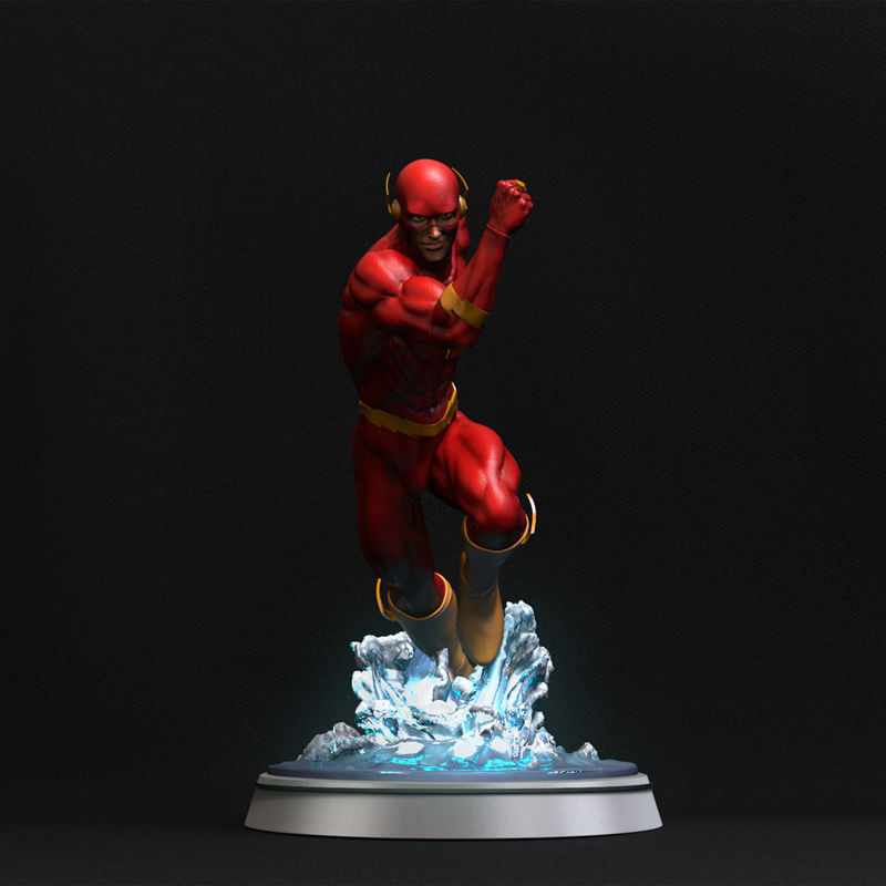 Modèle d'impression 3D de la statue flash