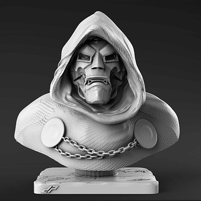 Dr Doom Bust 3D Print Model