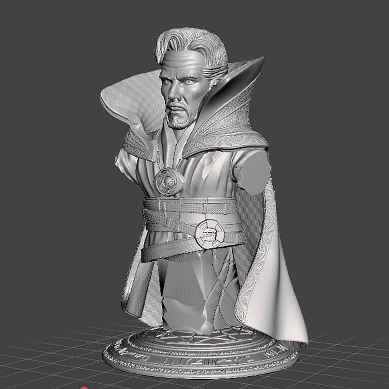 Doctor Strange Bust 3D Print Model