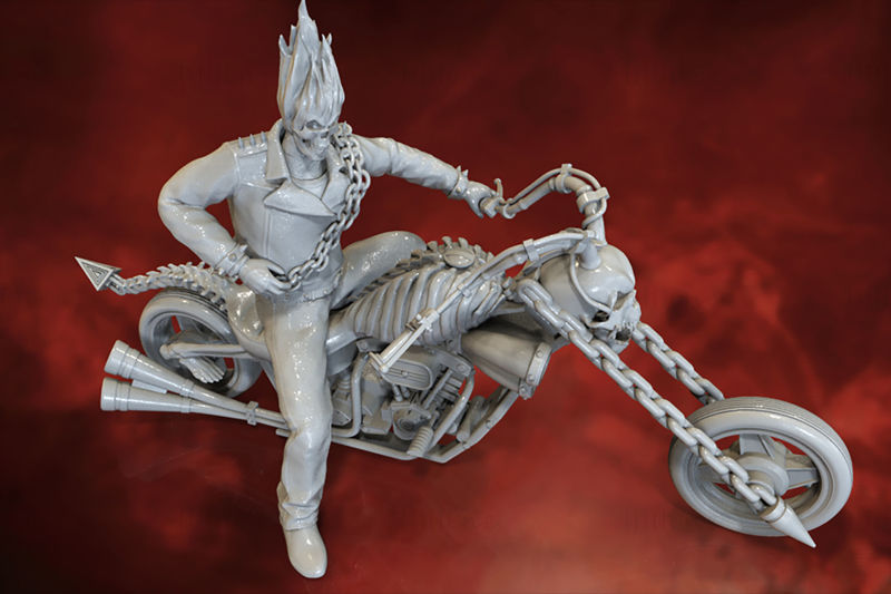 Ghost Rider  Model for 3D Printing