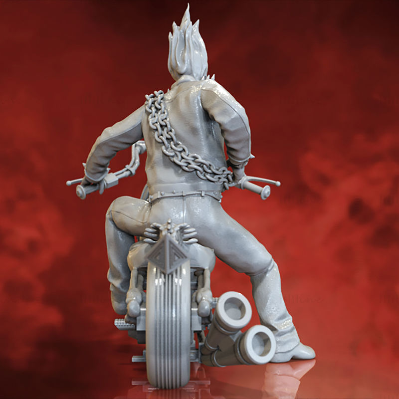 Ghost Rider  Model for 3D Printing