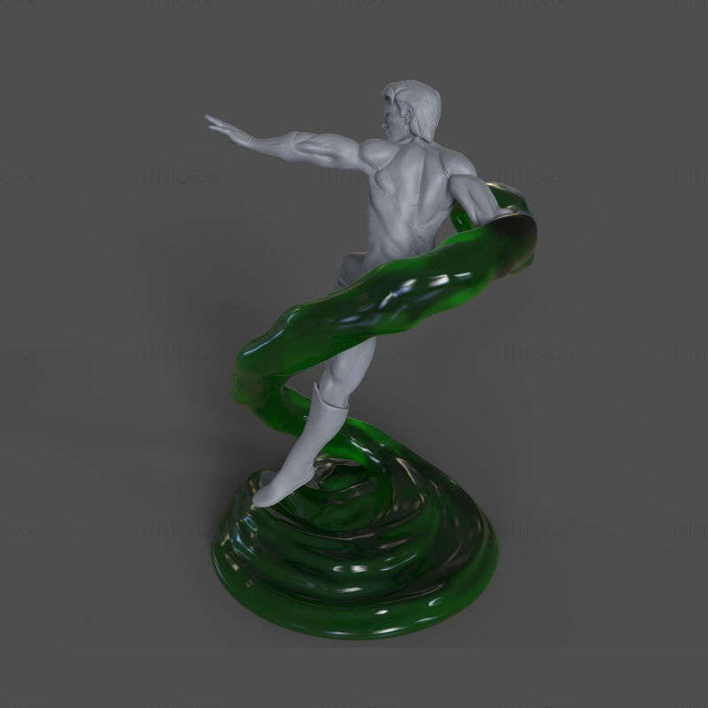 Green Lantern Statues 3D Model Ready to Print