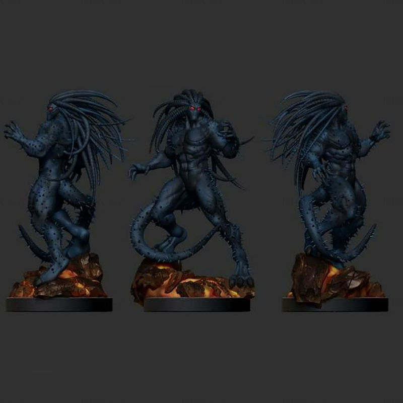 Blackheart Statue 3D Print Model