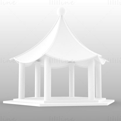 The pavilion 3D Model