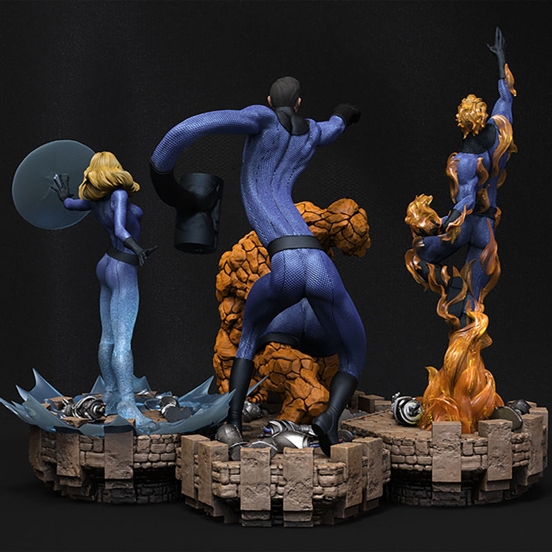 Fantastic Four 3D Print Model