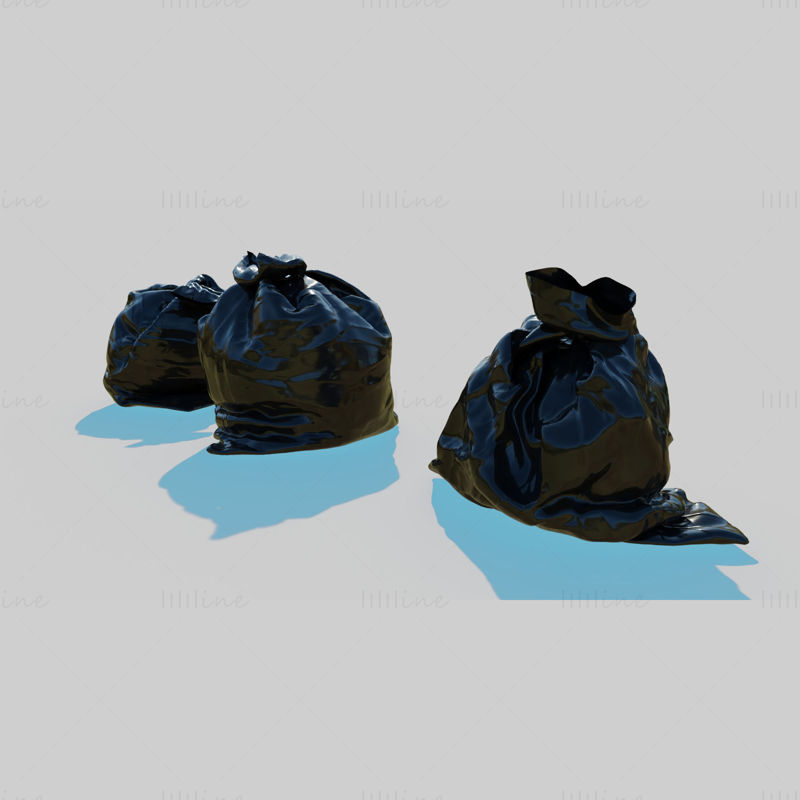 Çöp Torbası 3D Model Paketi