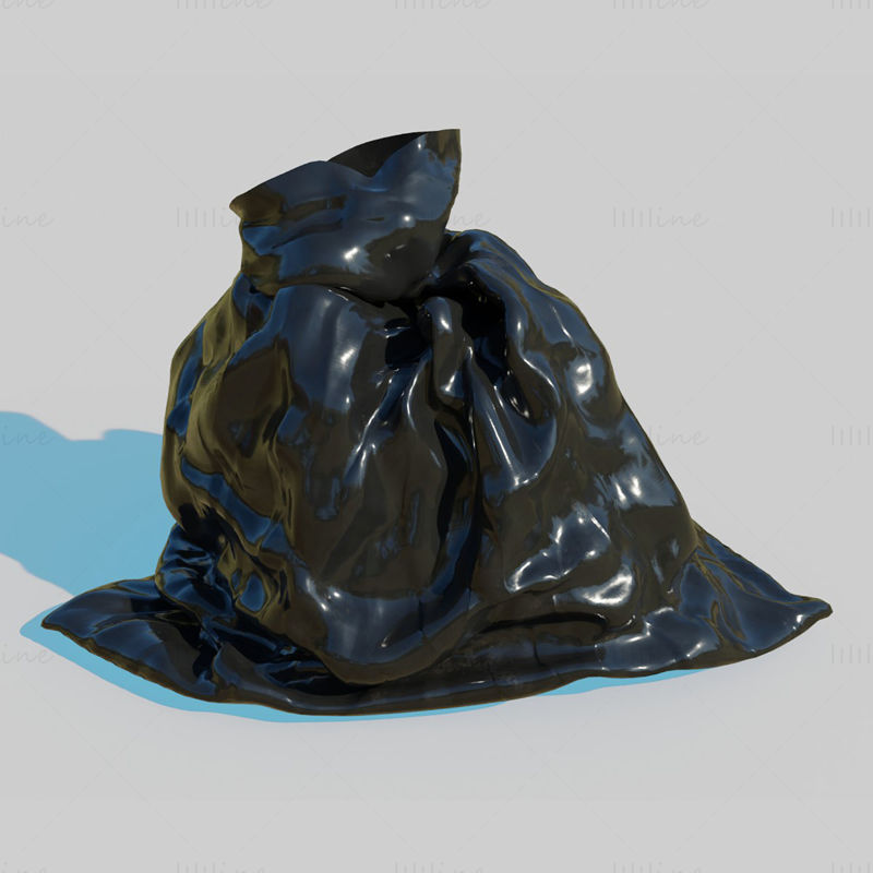 Trash Bag 3D Model Pack