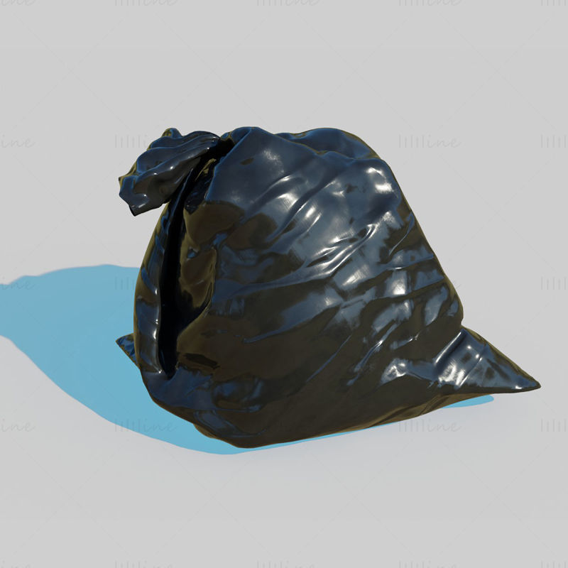 垃圾袋 3D 模型包