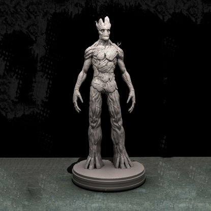 Modèle 3D de statues Groot adultes prêtes à imprimer