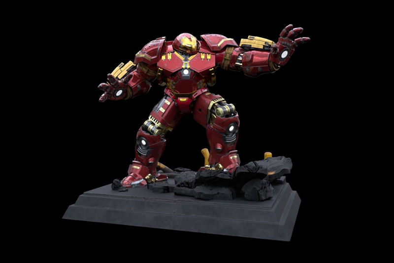 Modelo 3D de la estatua de HulkBuster Listo para imprimir