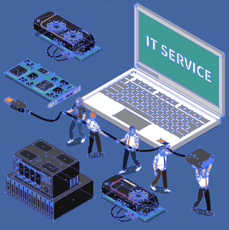 ITサービスのベクトル図