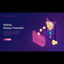 Security money transfer vector isometric landing page