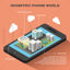 Phone city world isometric vector