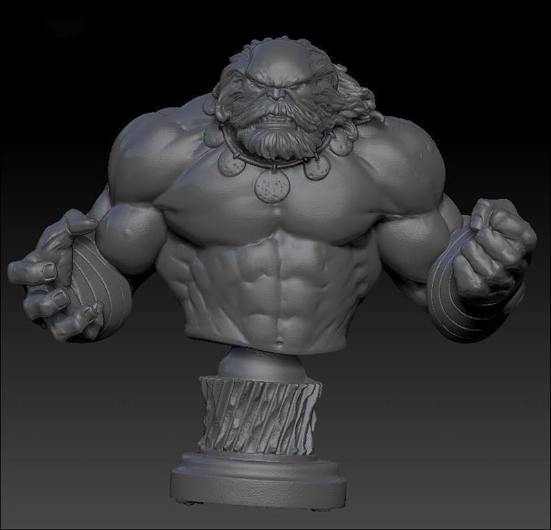 Hulk Maestro Bust 3D print model