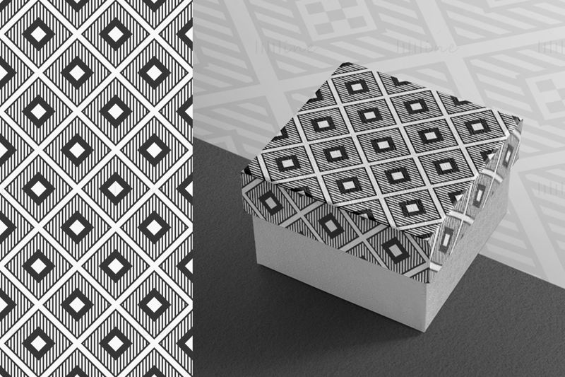 Modele vectoriale geometrice fără sudură, hârtie digitală cu romburi