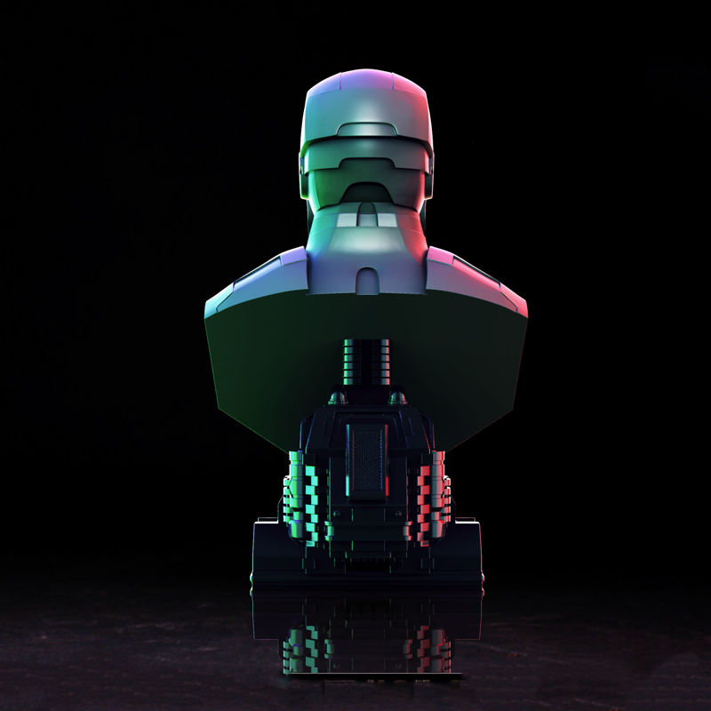 Ironman mellszobor 3D-s modell nyomtatásra készen