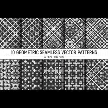 Geometric seamless vector patterns, Geometric Digital Paper