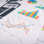Graphic charts data report photograph