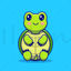 Cartoon turtle vector