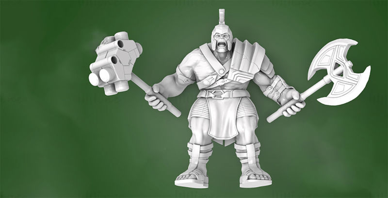 نموذج Hulk Gambody 3D جاهز لطباعة نموذج طباعة ثلاثي الأبعاد