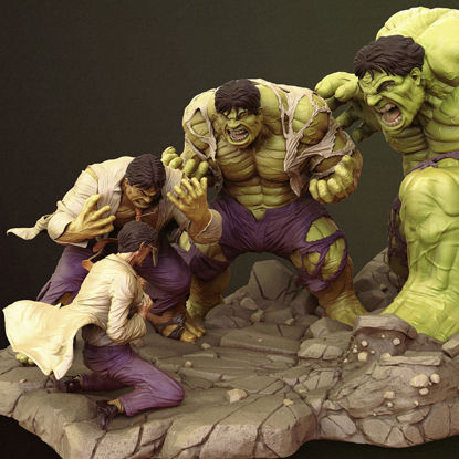 Hulk Diorama 3D-s modell nyomtatásra készen