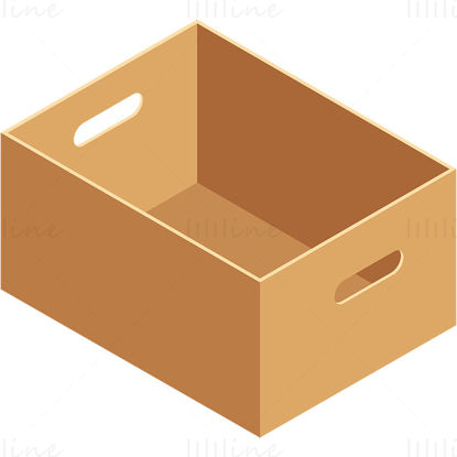 Вектор иконе кутије за складиштење папира