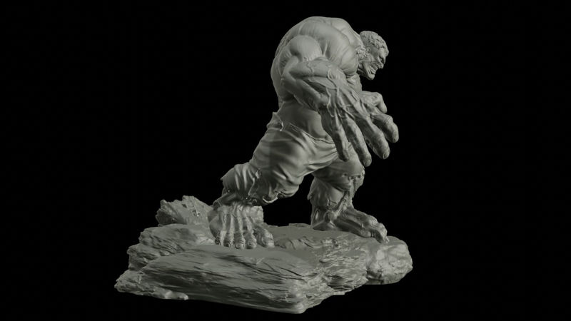 Hulk 2019 Model 3D Gata de imprimat