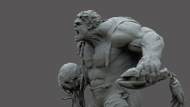 Modelo 3D de Hulk Age of Ultron listo para imprimir