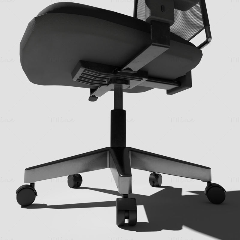 Meshback Chair 3D Model