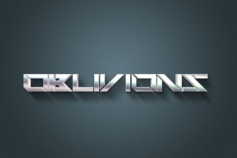 Future technology PS style - Film Series text effect