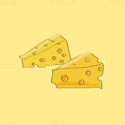Artă vectorială de brânză