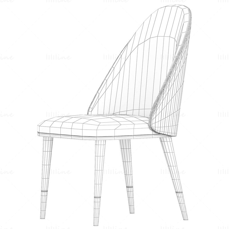 Silla Capital Collection Diva SB modelo 3d