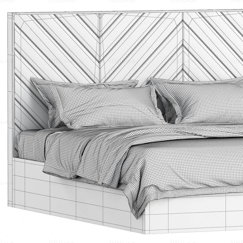 NEREIDA BED BED 3D Model